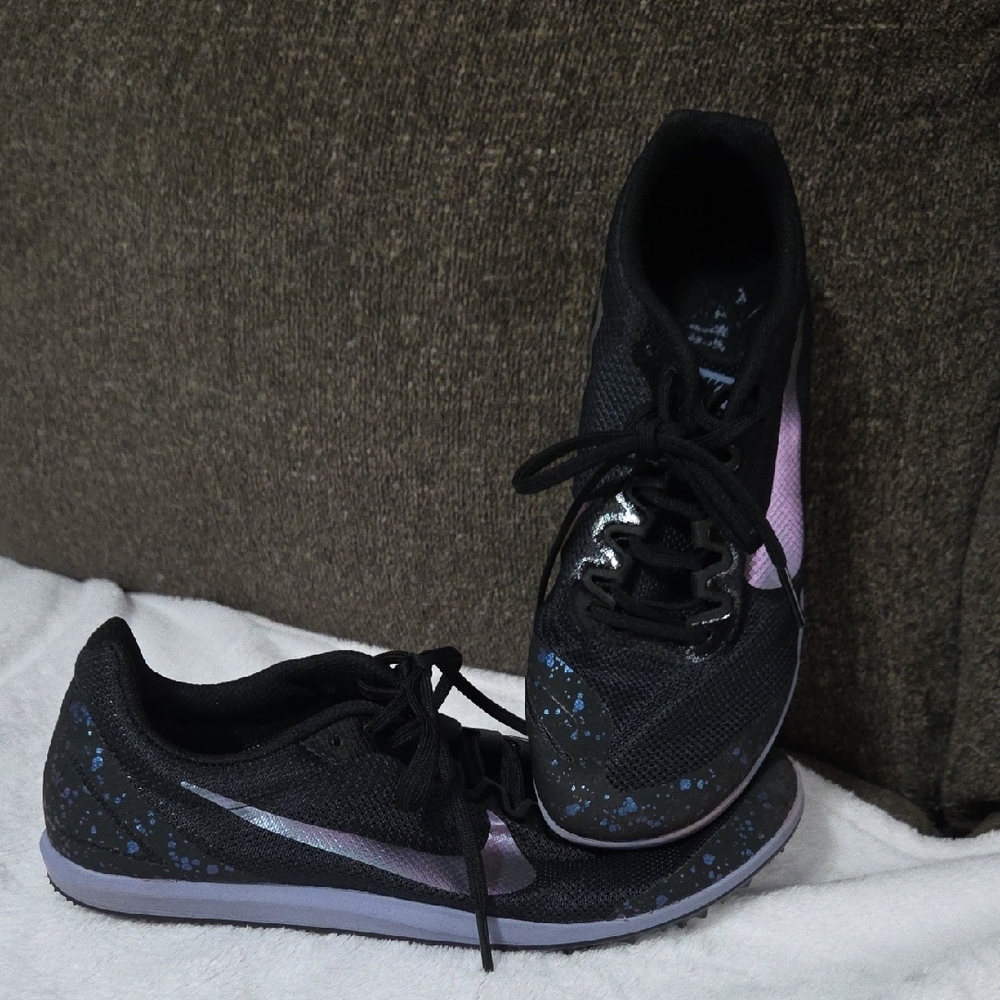 Nike Women's Black and Blue Athletic Shoes